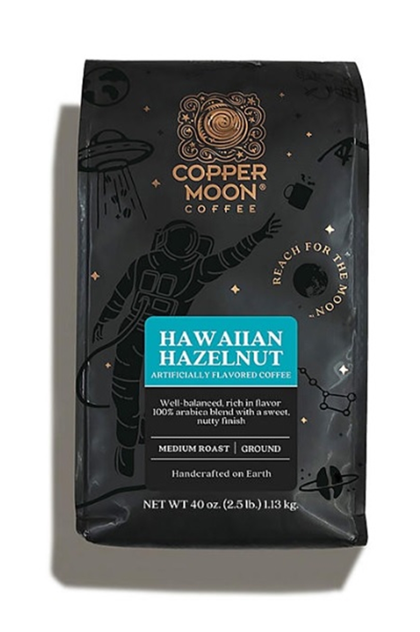 (image for) Copper Moon World Coffee Hawaiian Hazelnut (40 oz.) - Click Image to Close